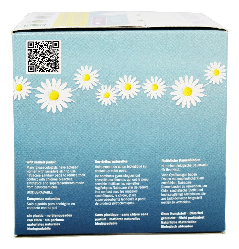 Natracare Ultra Long Pads With Wings (1x10 CT)-1